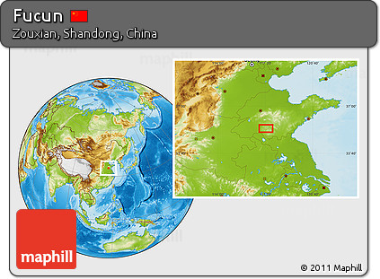 Physical Location Map of Fucun