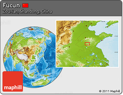 Physical Location Map of Fucun