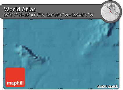 Satellite Map of the Area around 35° 24' 37" N, 123° 10' 30" W