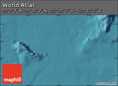 Satellite Map of the Area around 35° 24' 37" N, 123° 10' 30" W