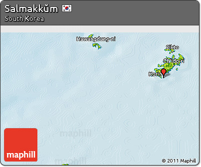 Physical 3D Map of Salmakkŭm