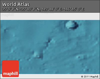 Satellite 3D Map of the Area around 35° 24' 37" N, 146° 16' 30" E