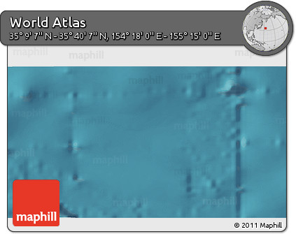Satellite 3D Map of the Area around 35° 24' 37" N, 154° 46' 30" E