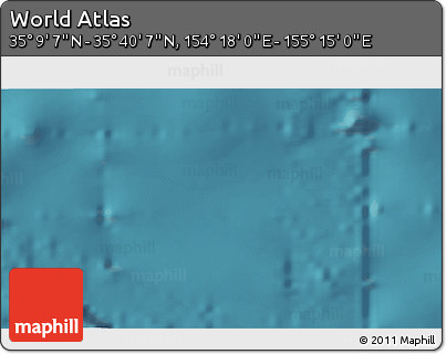 Satellite 3D Map of the Area around 35° 24' 37" N, 154° 46' 30" E