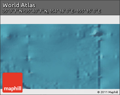 Satellite 3D Map of the Area around 35° 24' 37" N, 154° 46' 30" E