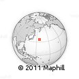 Outline Map of the Area around 35° 24' 37" N, 157° 19' 29" E, rectangular outline