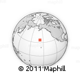 Outline Map of the Area around 35° 24' 37" N, 158° 1' 30" W, rectangular outline