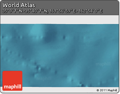 Satellite 3D Map of the Area around 35° 24' 37" N, 162° 25' 30" E
