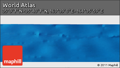 Physical Panoramic Map of the Area around 35° 24' 37" N, 164° 7' 30" E