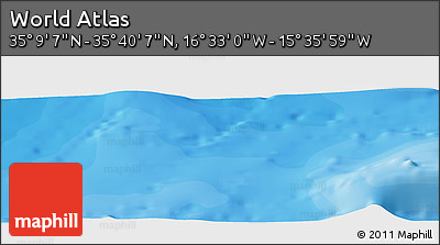 Political Panoramic Map of the Area around 35° 24' 37" N, 16° 4' 29" W