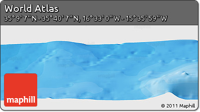 Political Panoramic Map of the Area around 35° 24' 37" N, 16° 4' 29" W