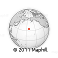 Outline Map of the Area around 35° 24' 37" N, 171° 37' 30" W, rectangular outline