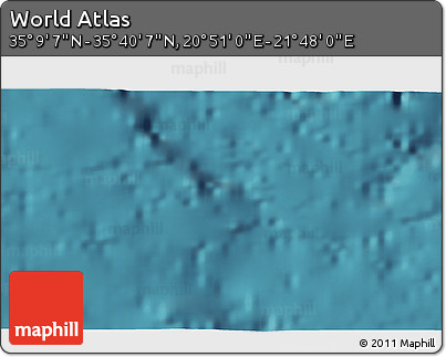 Satellite 3D Map of the Area around 35° 24' 37" N, 21° 19' 30" E