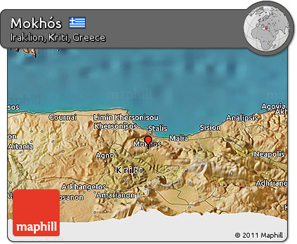 Satellite 3D Map of Mokhós