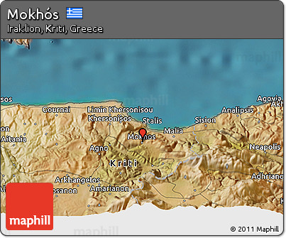 Satellite 3D Map of Mokhós