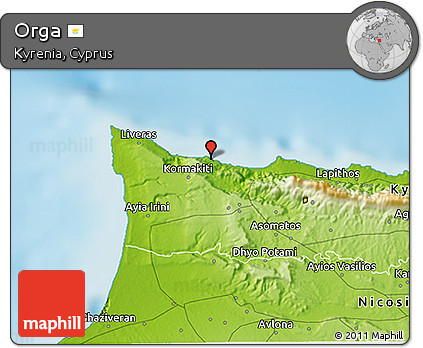 Physical 3D Map of Orga
