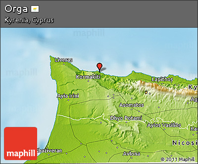 Physical 3D Map of Orga