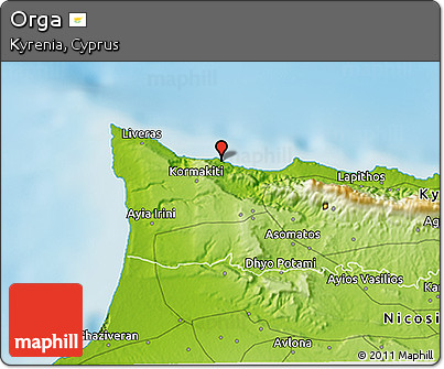 Physical 3D Map of Orga