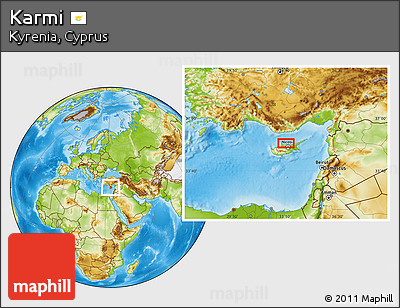 Physical Location Map of Karmi