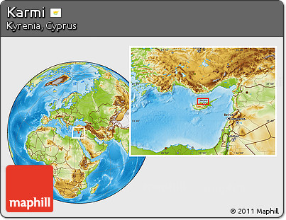 Physical Location Map of Karmi