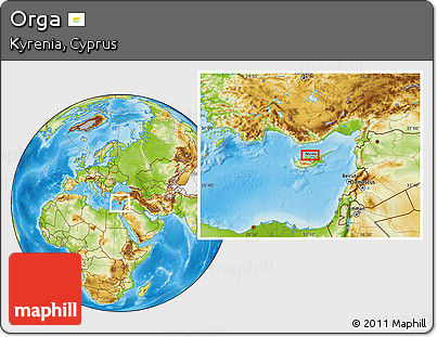Physical Location Map of Orga