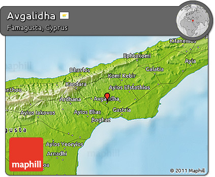 Physical 3D Map of Avgalidha