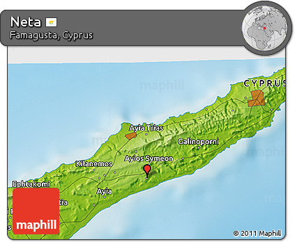 Physical 3D Map of Neta