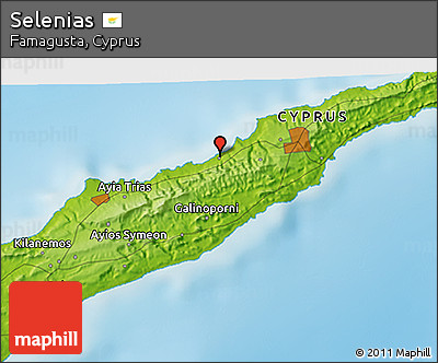 Physical 3D Map of Selenias
