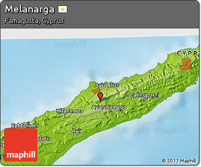 Physical 3D Map of Melanarga