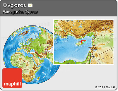 Physical Location Map of Ovgoros