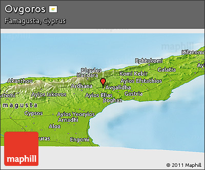 Physical Panoramic Map of Ovgoros