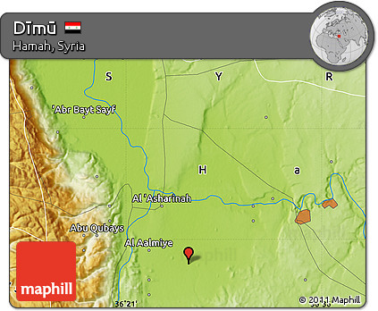 Physical Map of Dīmū