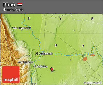 Physical Map of Dīmū