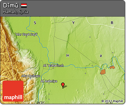 Physical Map of Dīmū