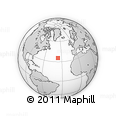 Outline Map of the Area around 35° 24' 37" N, 36° 28' 30" W, rectangular outline