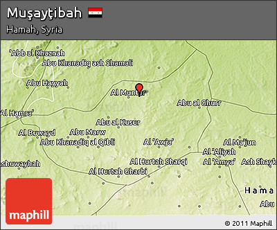 Physical 3D Map of Muşayţibah
