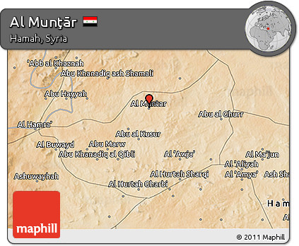 Satellite 3D Map of Al Munţār