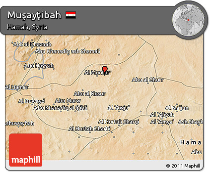 Satellite 3D Map of Muşayţibah