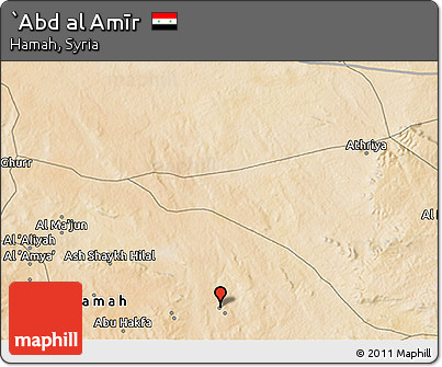 Satellite 3D Map of `Abd Al Amīr