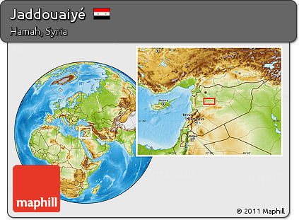 Physical Location Map of Jaddouaiyé