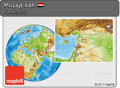 Physical Location Map of Muşayţibah
