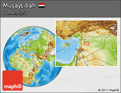Physical Location Map of Muşayţibah