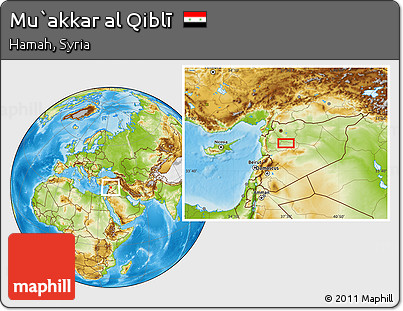 Physical Location Map of Mu`akkar Al Qiblī