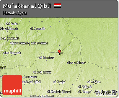 Physical Map of Mu`akkar Al Qiblī