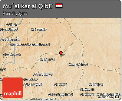 Satellite Map of Mu`akkar Al Qiblī