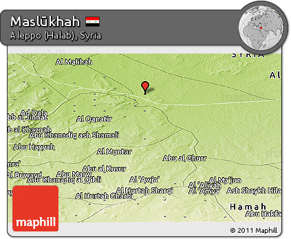 Physical Panoramic Map of Maslūkhah