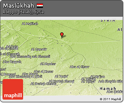 Physical Panoramic Map of Maslūkhah