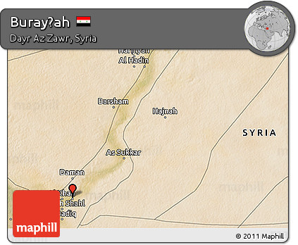Satellite 3D Map of Burayḩah