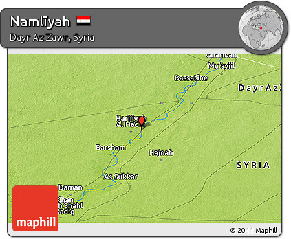Physical Panoramic Map of Namlīyah