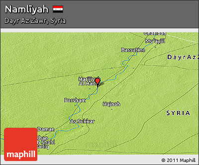 Physical Panoramic Map of Namlīyah